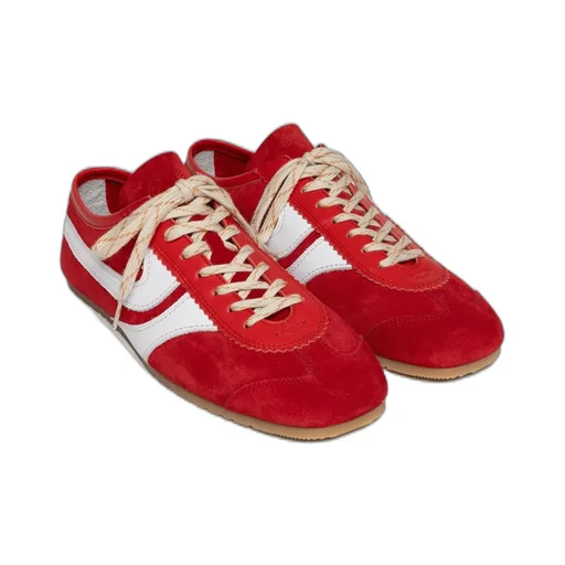 Dries Van Noten Round Toe Lace-Up Sneakers