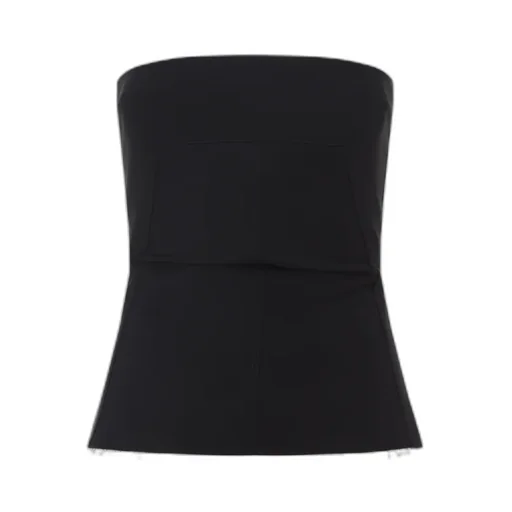 Rick Owens Rear Zip Fastened Strapless Top