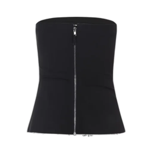 Rick Owens Rear Zip Fastened Strapless Top