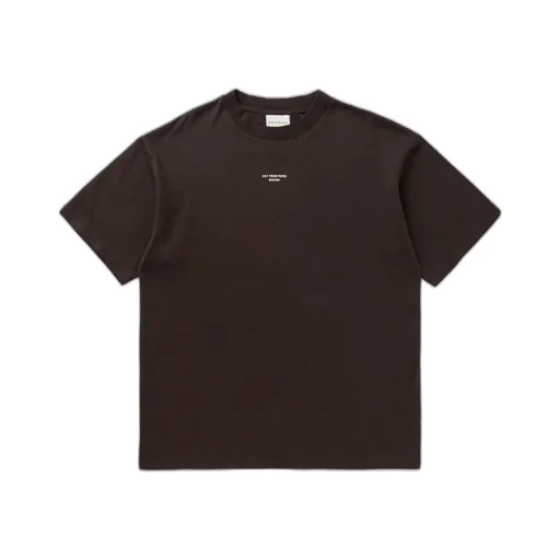DrÔLe De Monsieur Slogan Round Neck T-Shirt