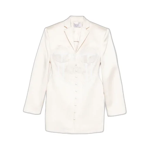 Lace-Overlay Jacket