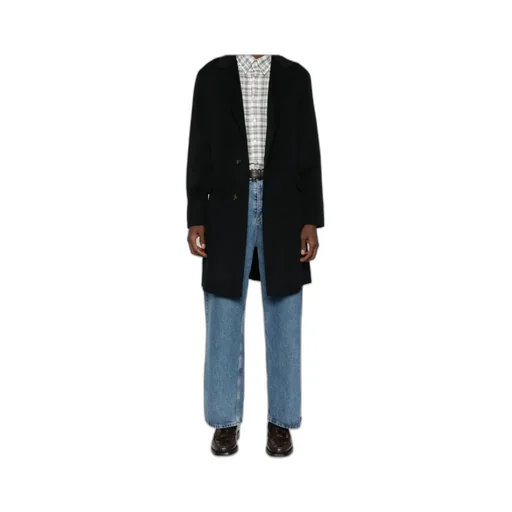 Pockets Single-Breasted Coat