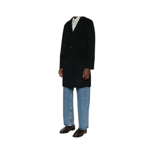 Pockets Single-Breasted Coat