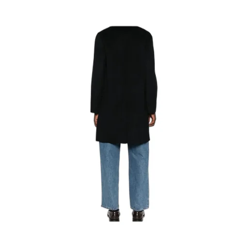 Pockets Single-Breasted Coat