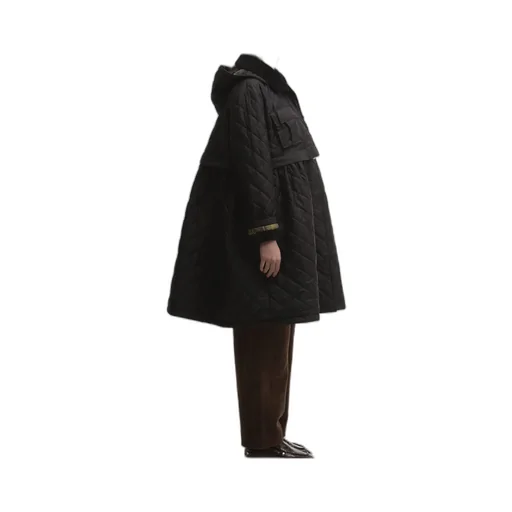 Barbour X Ganni Quilted Zipped Coat
