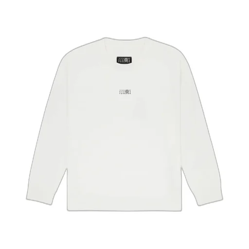 Mm6 Maison Margiela Logo Patch Long-Sleeved T-Shirt