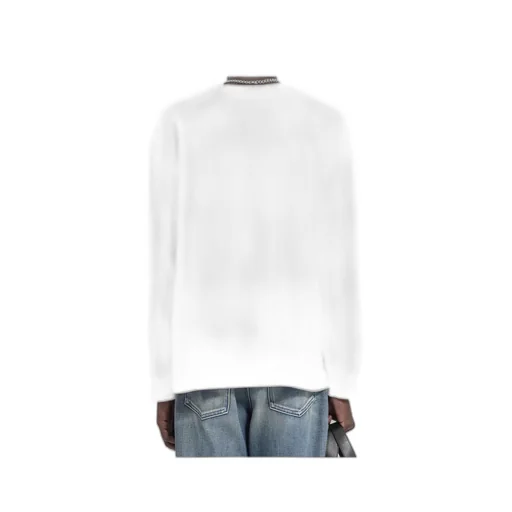 Mm6 Maison Margiela Logo Patch Long-Sleeved T-Shirt