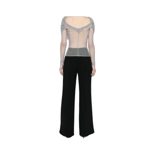 Veiled Silk Top