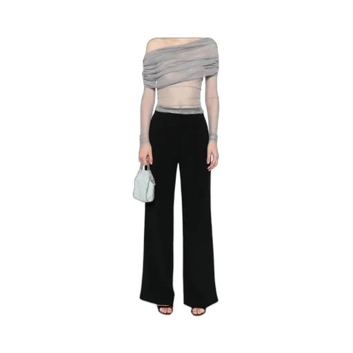 Veiled Silk Top