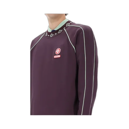 Casablanca Logo-Trim Crewneck Sweatshirt