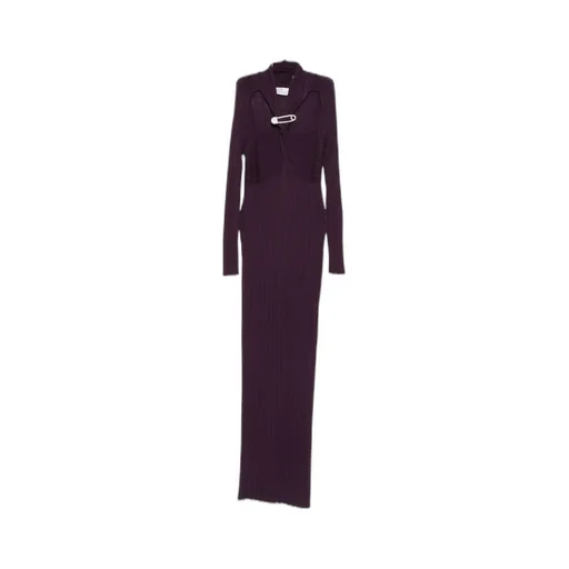 Safety-Pin Detail Maxi Dress