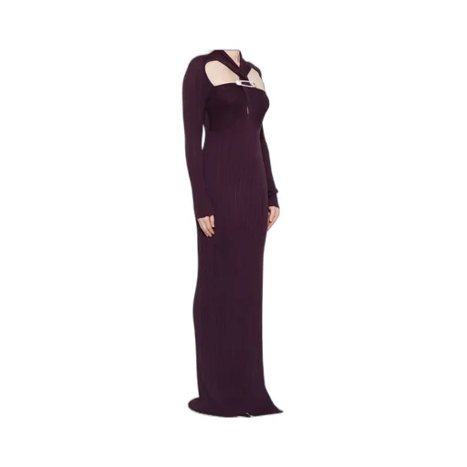 Safety-Pin Detail Maxi Dress