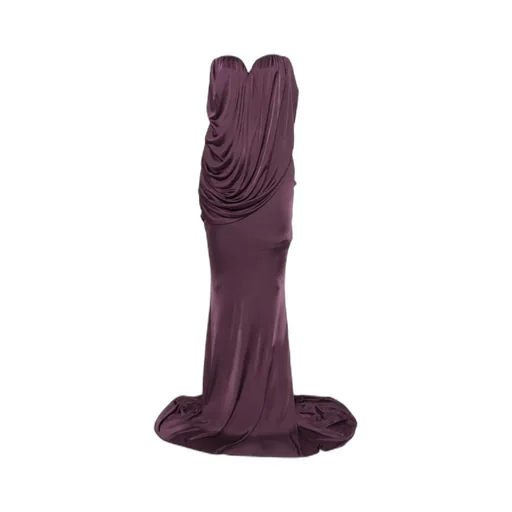 Draped Strapless Dress