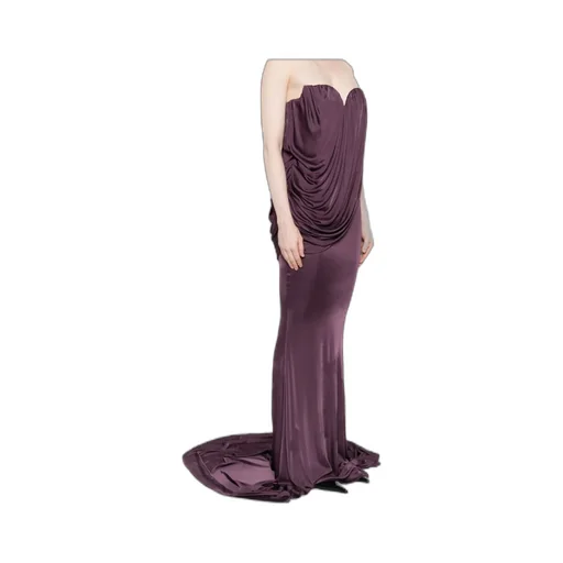 Draped Strapless Dress