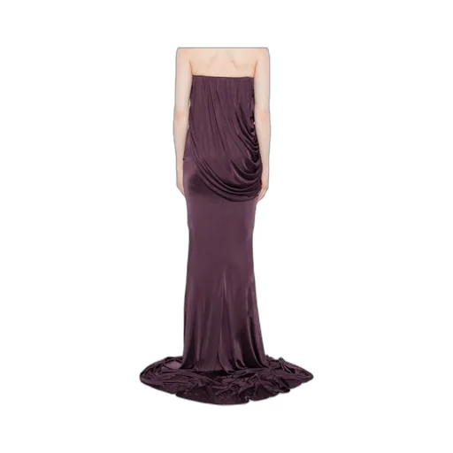 Draped Strapless Dress