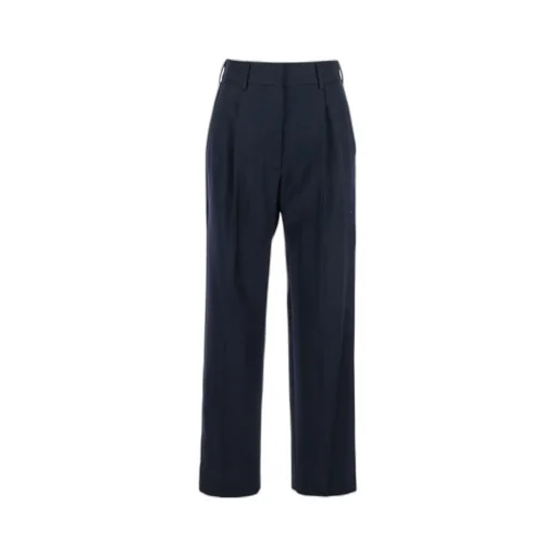 Blazé Milano Pleated Straight-Leg Pants