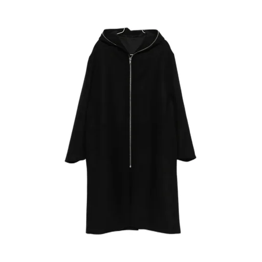 Rick Owens Zipped Hooded Raincoat