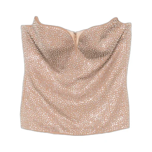 Embellished Strapless Top