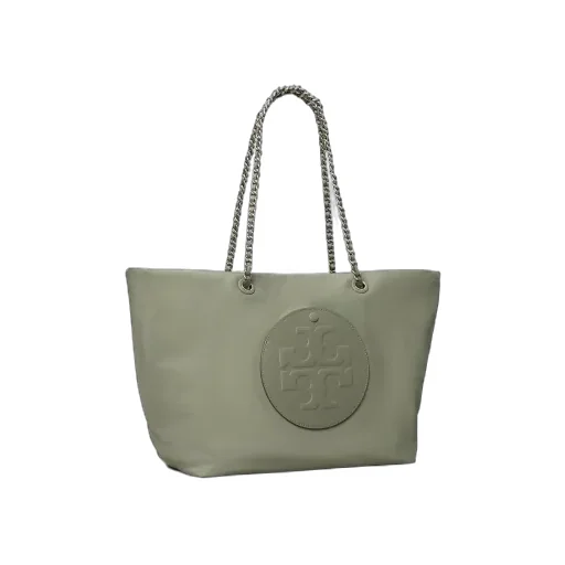 Chain-Strap Logo-Plaque Tote Bag