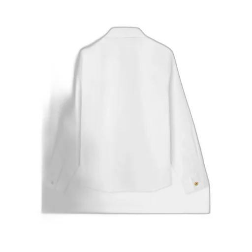 Versace Kids Logo Embroidered Long Sleeved Shirt