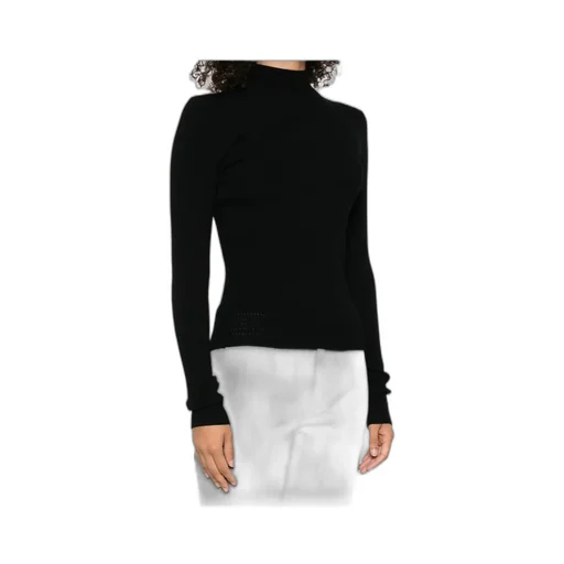 Twinset Rib Knit Turtleneck Jumper