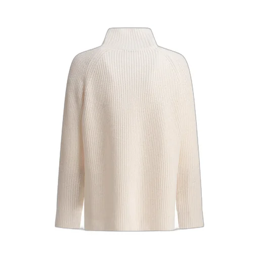 Ribbed High-Neck Cashmere Sweater