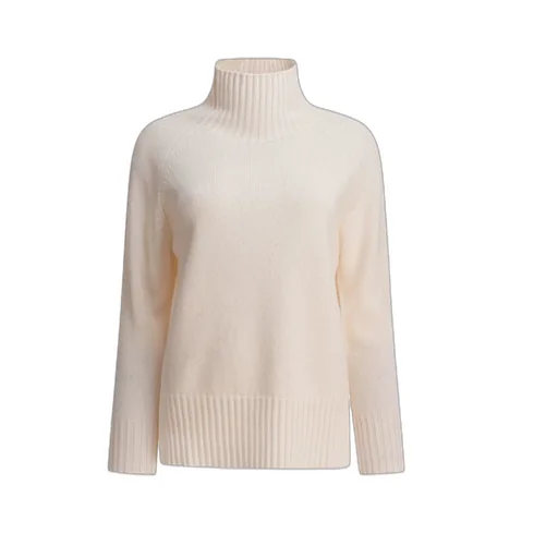 High-Neck Cashmere Sweater