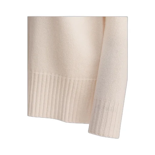 High-Neck Cashmere Sweater