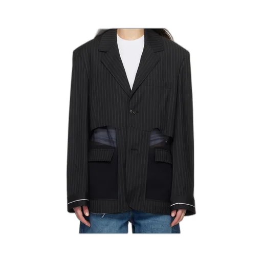 Striped Suit Jacket