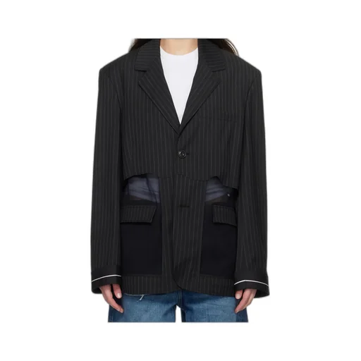Striped Suit Jacket