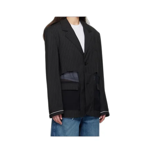 Striped Suit Jacket