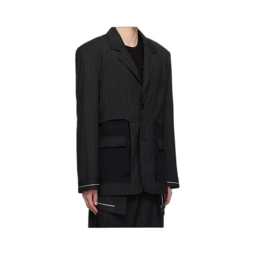 Striped Suit Jacket