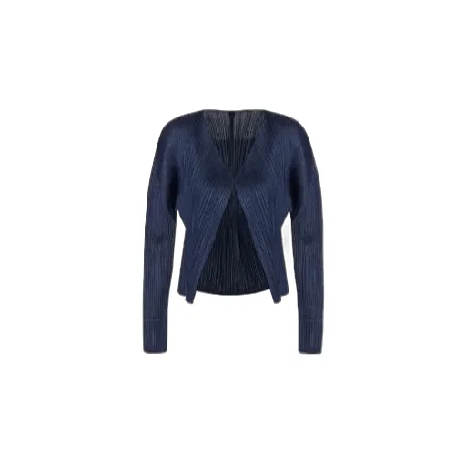 Pleated Cardigan