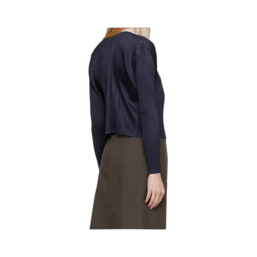 Pleated Cardigan