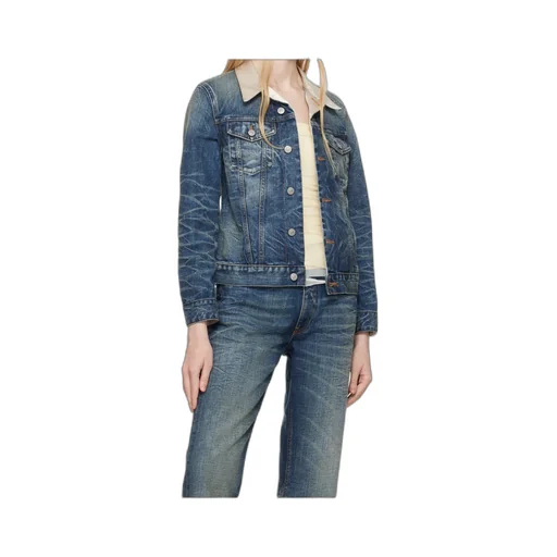 Mm6 Maison Margiela Denim Cropped Jacket