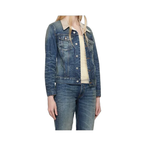 Mm6 Maison Margiela Denim Cropped Jacket