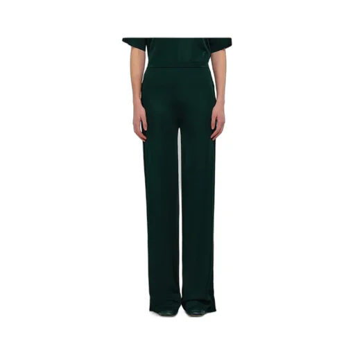 Ribbed Side-Lace Trousers