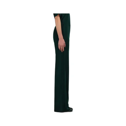 Ribbed Side-Lace Trousers
