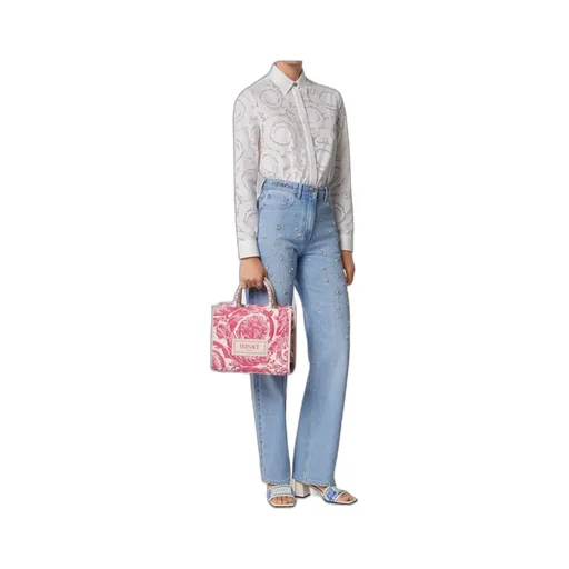Versace Barocco Athena Small Top Handle Bag