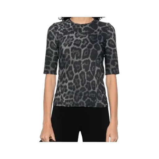 Stella Mccartney Leopard-Printed Short-Sleeved T-Shirt