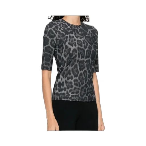 Stella Mccartney Leopard-Printed Short-Sleeved T-Shirt