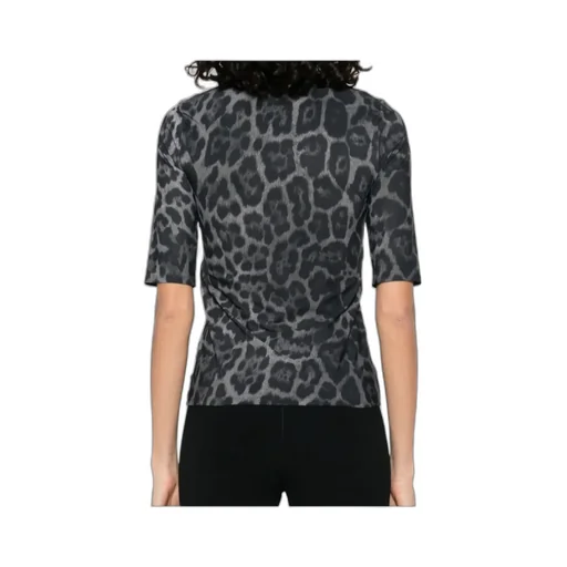 Stella Mccartney Leopard-Printed Short-Sleeved T-Shirt