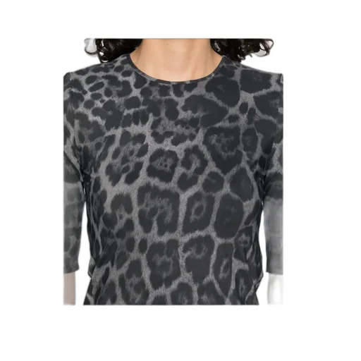 Stella Mccartney Leopard-Printed Short-Sleeved T-Shirt