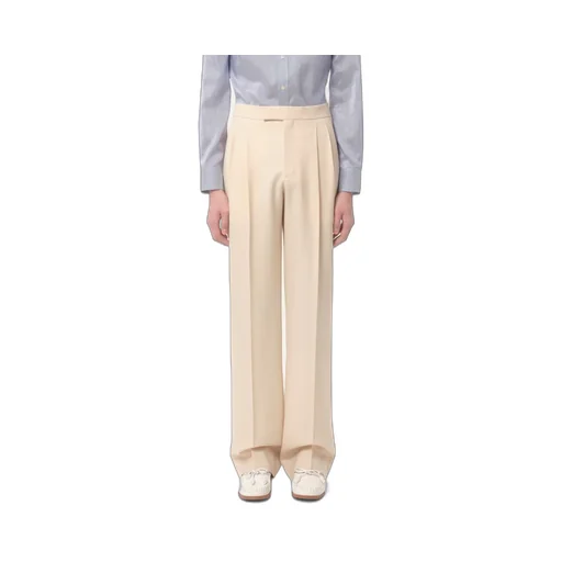 Valentino Pleat Detailed Wide Leg Trousers