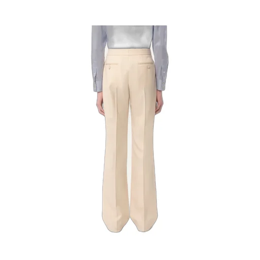 Valentino Pleat Detailed Wide Leg Trousers