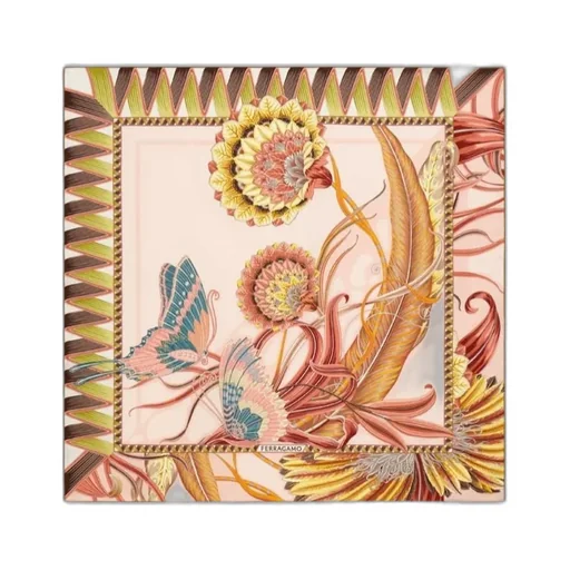 Ferragamo Giada Printed Finished-Edge Scarf