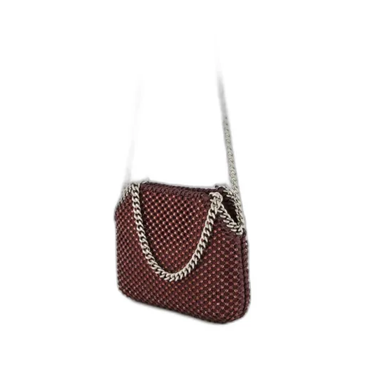 Stella Mccartney Falabella Embellished Mesh Mini Tote Bag