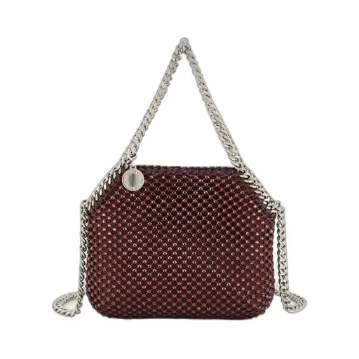 Stella Mccartney Falabella Embellished Mesh Mini Tote Bag