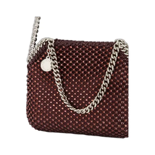 Stella Mccartney Falabella Embellished Mesh Mini Tote Bag