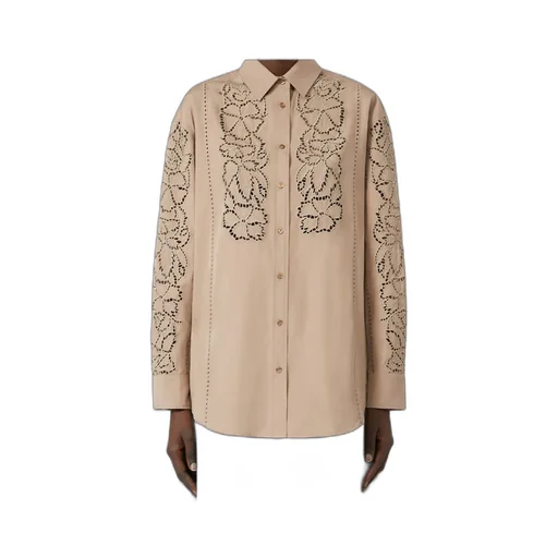 Relaxed-Fit Embroidered Poplin Shirt